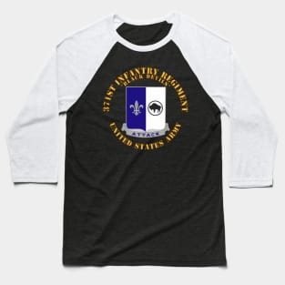 371st Infantry Regiment - DUI (V0) - Black Devils Baseball T-Shirt